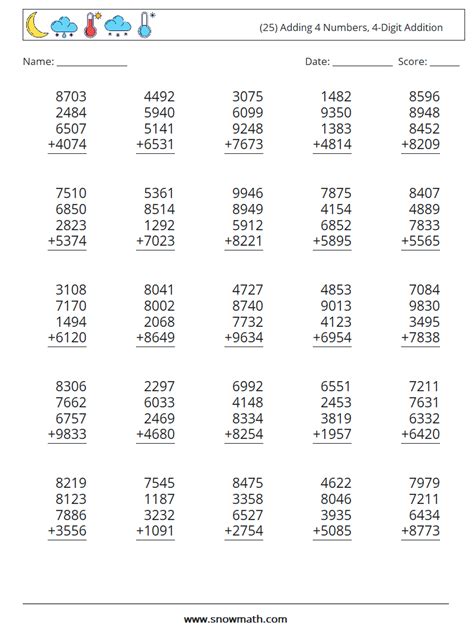 addition 4 digits|4.